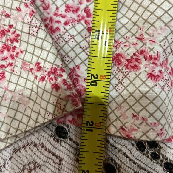 Vintage Hollywood Western Floral Button Down Blouse with Pearl Snaps size Medium - Picture 6 of 11